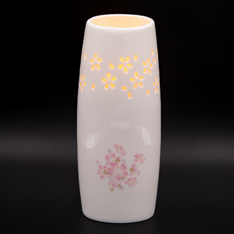 灯立 四季 桜白 寸法5cm×14.5cm 燭台 創価学会仏具 | 【公式】創価学会